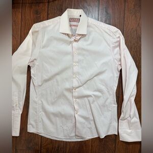 Thomas Pink - Mens Pink Dress Shirt - Cufflinks - neck size 17 - used in good